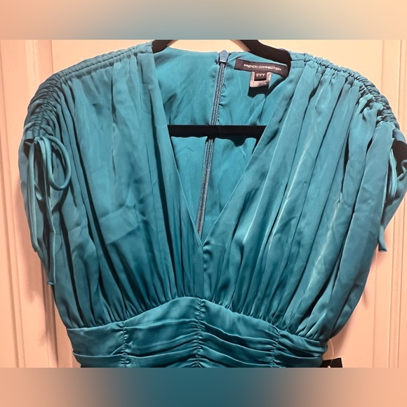 FRENCH CONNECTION Maxi Dress Polyester Women’s Size 6US Color: Ocean Depth NWT - Picture 8 of 16